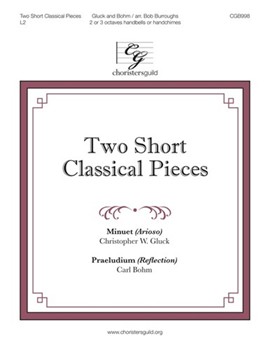 Two Short Classical Pieces by Gluck and Bohm - Burroughs Bob - for Handbells 2-3 Octave