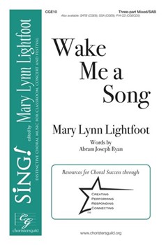 Wake Me a Song by Lightfoot Mary Lynn for 3-Part Mixed