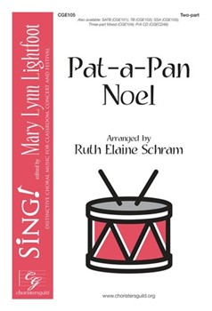 Patapan Noel by - Schram Ruth Elaine - for 2-Part and Piano