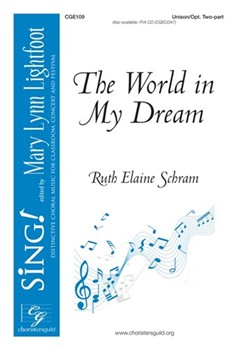 World in My Dream by Schram Ruth Elaine for Unison/2-Part and Piano