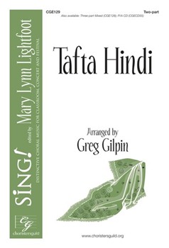 Tafta Hindi by Middle Eastern Folk - Gilpin Greg - for 2-Part and Piano