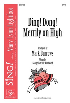 Ding Dong Merrily on High by - Burrows Mark - for SATB a cappella