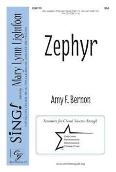 Zephyr by Bernon Amy F for SSA and Piano