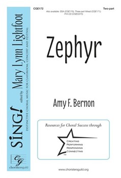 Zephyr by Bernon Amy F for 2-Part and Piano