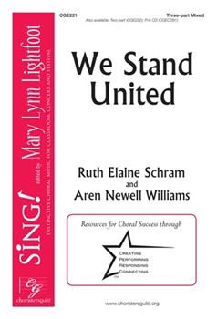 We Stand United by Schram and Williams for 3-Part Mixed and Piano