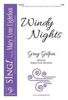 Windy Nights by Gilpin Greg for SAB and Piano