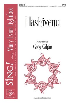 Hashivenu by Israeli Folk Song - Gilpin Greg - for SATB and Piano