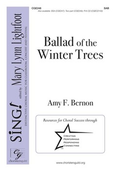 Ballad of the Winter Trees by Bernon Amy F for SAB and Piano