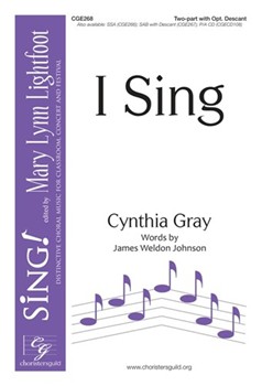 I Sing by Gray Cynthia for 2-Part and Piano