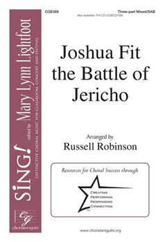 Joshua Fit the Battle of Jericho by - Robinson Russell L - for 3-Part Mixed and Piano (Trad Spiritual)