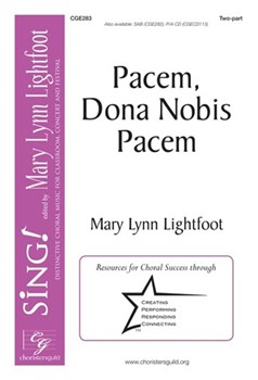 Pacem Dona Nobis Pacem by Lightfoot Mary Lynn for 2-Part and Piano