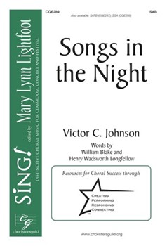 Songs in the Night by Johnson Victor C for SAB and Piano