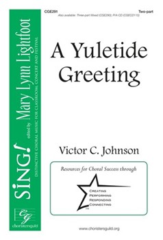 Yuletide Greeting by Johnson Victor C for 2-Part and Piano