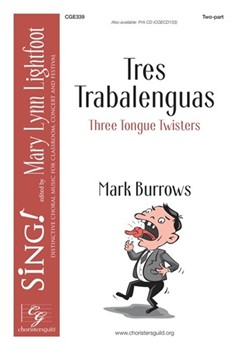 Tres Trabalenguas by Burrows Mark for 2-Part and Piano