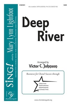 Deep River by Traditional - Johnson Victor C - for SAB and Piano