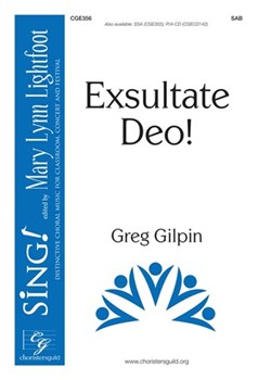 Exsultate Deo by Gilpin Greg for SAB and Piano