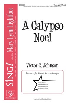 Calypso Noel by Johnson Victor C for 3-Part Mixed and Piano