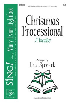 Christmas Processional - A Vocalise by - Spevacek Linda - for SAB and Piano