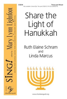 Share the Light of Hanukkah by Schram and Marcus - Estes Jerry - for 3-Part Mixed
