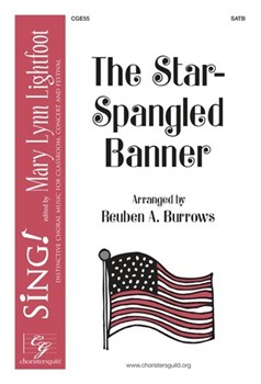 Star Spangled Banner by - Burrows Reuben A. - for SATB a cappella