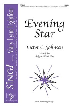 Evening Star by Johnson Victor C for SATB