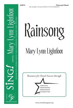 Rainsong by Lightfoot Mary Lynn for 3-Part Mixed and Piano