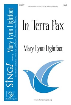 In Terra Pax by Lightfoot Mary Lynn for SAB and Piano