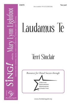 Laudamus Te by Sinclair Terri for 2-Part and Piano
