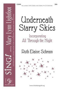 Underneath Starry Skies by Schram Ruth Elaine for SSA and Piano