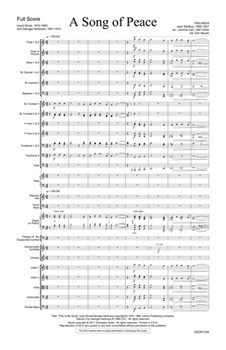 Song Of Peace by Sibelius Jean - Carl Johnnie - for Instrumental Parts