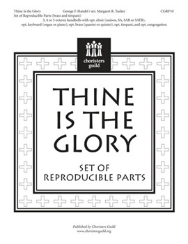 Thine Is the Glory - Reproducible Brass Parts by Handel George Frideric for Instrumental Parts