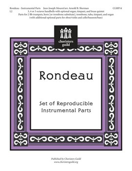 Rondeau by Mouret Jean-Joseph - Sherman Arnold B - for Instrumental Parts