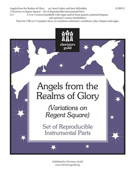 Angels From The Realms Of Glory by - Linker and McFadden - for Instrumental Parts (Rhythm Pak)
