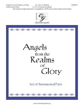 Angels from the Realms of Glory by - Behnke John A - for Br/Timpani Part