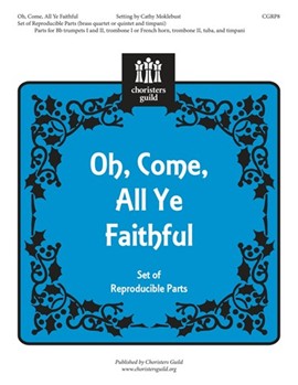 Oh Come All Ye Faithful - Brass and Timp Parts by for 2 Trumpet 2 T