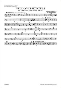 Ich verkundige euch groSe Freude -Weihnachtskonzert- by Fourdanck Johann for