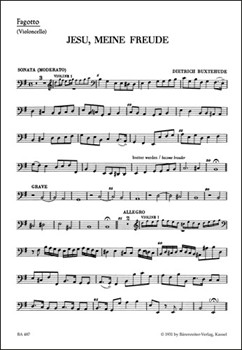 Jesu my heart's treasure BuxWV 60 -Cantata- by Buxtehude Dietrich for