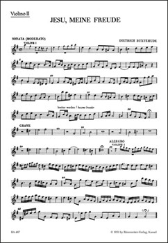 Jesu my heart's treasure BuxWV 60 -Cantata- by Buxtehude Dietrich for