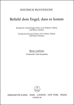 Command the Angels BuxWV 10 -Choral cantata- (for Mixed choir (SATB) strings and bc) by Buxtehude Dietrich for