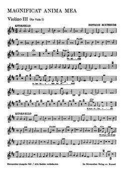 Magnificat anima mea BuxWV-Anh 1 -Motet- by Buxtehude Dietrich for