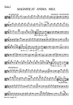 Magnificat anima mea BuxWV-Anh 1 -Motet- by Buxtehude Dietrich for