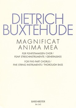 Magnificat anima mea BuxWV-Anh 1 -Motet- by Buxtehude Dietrich for Mixed Choir