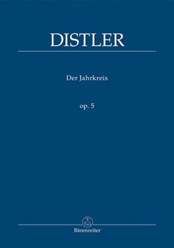 Der Jahrkreis op. 5 (1932/1933) by Distler Hugo for Mixed Choir