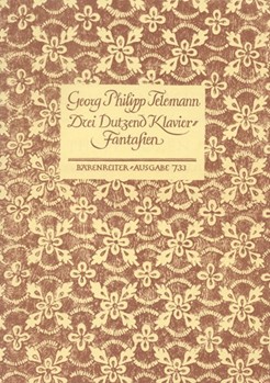 drei Dutzend Klavierfantasien TWV 33:1-36 by Telemann Georg Philipp for Piano