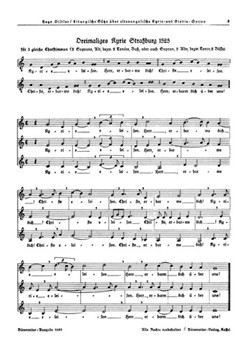 dreimaliges Kyrie StraSburg 1525 (SSA) / dreimaliges Kyrie Nurnberg 1525 (SA) / dreimaliges Kyrie Nu by Distler Hugo for Female cho