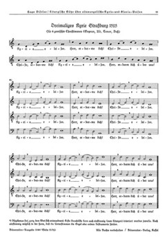 dreimaliges Kyrie StraSburg 1525 (SATB) / dreimaliges Kyrie Nurnberg 1525 (SATB) / dreimaliges Kyrie by Distler Hugo for Mixed Choir
