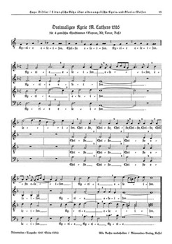 dreimaliges Kyrie Martin Luthers 1526 (SATB) / dreimaliges Kyrie Nurnberg 1525 (SATB) (2 Satze aus " by Distler Hugo for Mixed Choir