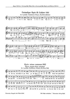 dreimaliges Kyrie Martin Luthers 1526 (SAB) / Kyrie minus summum 1612 (SATB) (2 Satze aus "Liturgisc by Distler Hugo for Mixed Choir