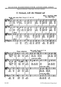 O Heiland reiS die Himmel auf -Liedmotette- by Distler Hugo for Mixed Choir