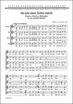 Ich habe einen Helden erweckt (1938) -Introitus-Motette zu Weihnachten- by Kraft Walter for Mixed Choir